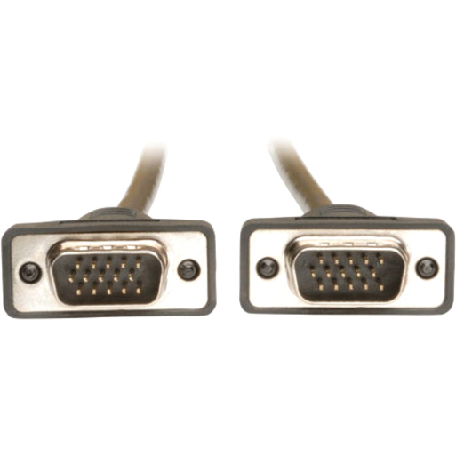 Eaton Tripp Lite Series Low-Profile VGA High-Resolution RGB Coaxial Cable (HD15 M/M), 3 ft. (0.91 m) - Thumbnail 3