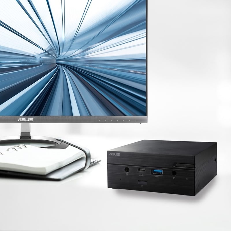 Asus PN62S PN62S-SYS715PXFD Desktop Computer - Intel Core i7 10th Gen i7-10710U - 16 GB - 512 GB SSD - Mini PC - Black - Thumbnail 4