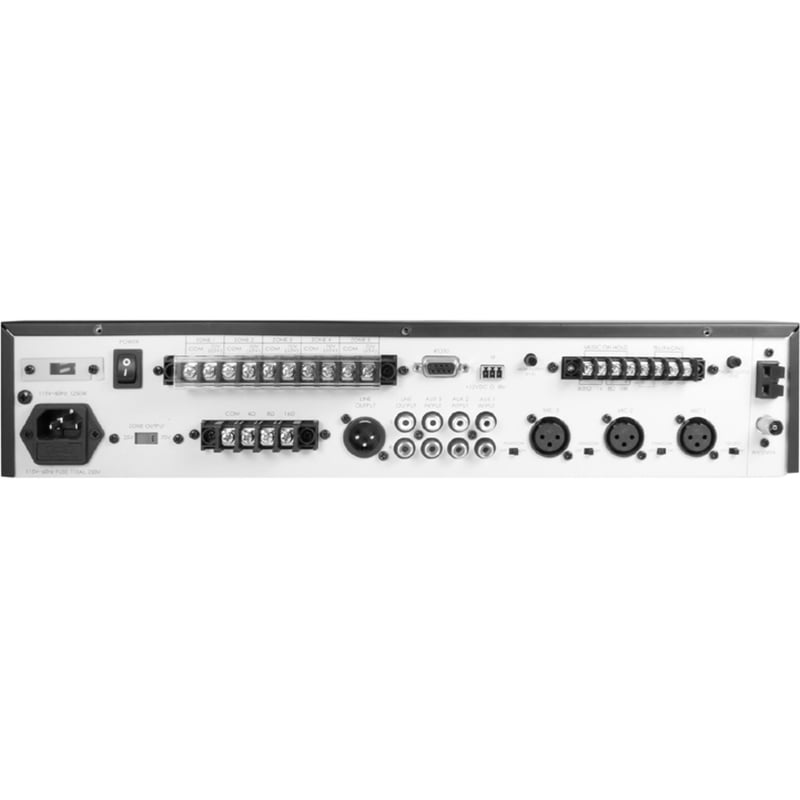 60W PA MIXER AMPLIFIER WITH MODULE BAY- NCLUDES IR REMOTE AND RACK-MOUNTING KIT - Thumbnail 2
