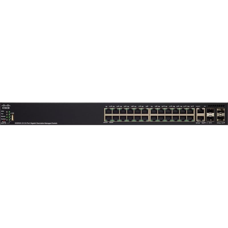 Cisco SG550X-24P Layer 3 Switch - Thumbnail 1
