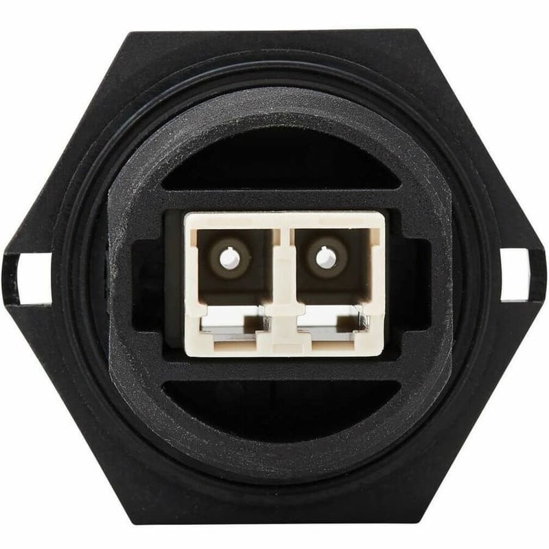 Tripp Lite by Eaton Rigid Industrial IP68 Duplex Multimode Fiber Coupler (LC/LC) with Dust Cap 10G Ethernet - Thumbnail 2