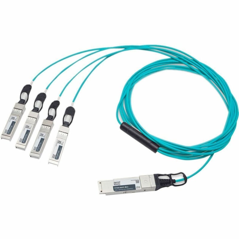 Approved Networks 100G QSFP28 AOC Cable (QSFP28 to 4 x SFP28) Breakout