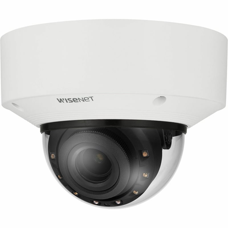 Hanwha Techwin XNV-C7083R 4 Megapixel Outdoor Network Camera - Color - Dome - White - TAA Compliant - Thumbnail 1