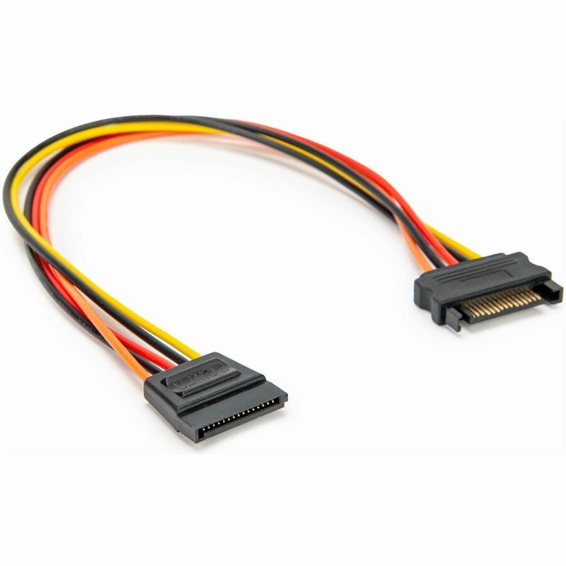 SATA POWER EXTENSION CABLE 12IN (30CM) MALE TO FEMALE 15 PIN - Thumbnail 3