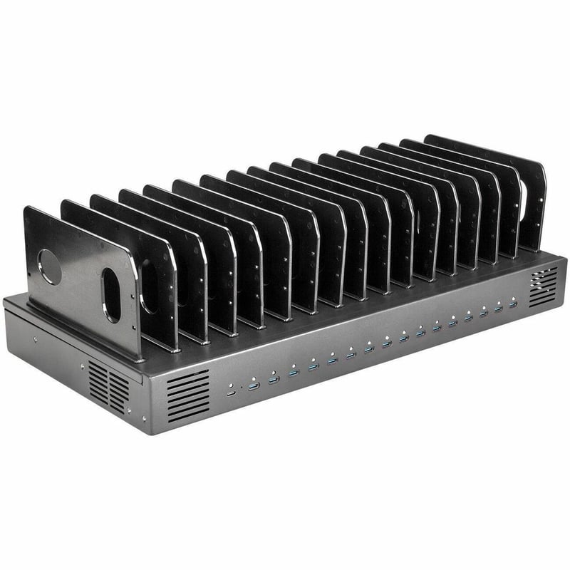 4XEM 16-Port USB-C Desktop Charging Station - 500W Total Output, Dual Port PD 3.0 Fast Charging - ETL/CETL/CE/FCC Certified - Thumbnail 1