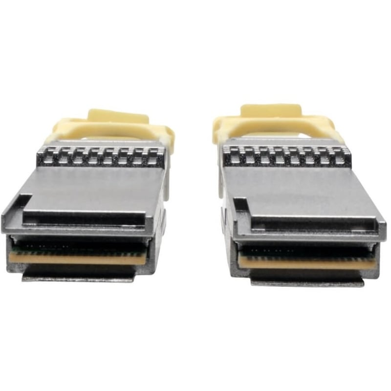 Tripp Lite by Eaton QSFP28 to QSFP28 Active Optical Cable - 100GbE AOC M/M Aqua 1M (3.28 ft.) - Thumbnail 3