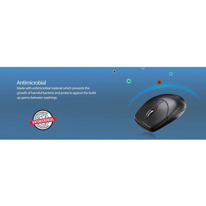 Adesso Antimicrobial Wireless Desktop Mouse - Thumbnail 4