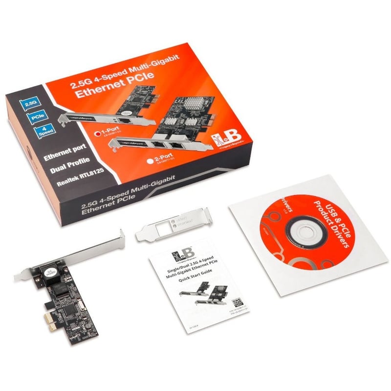 SIIG Single 2.5G 4-Speed Multi Gigabit Ethernet PCIe Card - Thumbnail 4