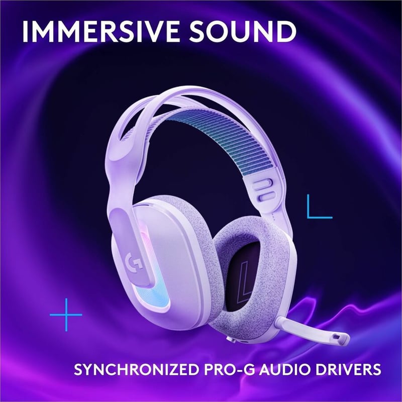 G522 LIGHTSPEED GAMING HEADSET WIRELESS RGB (WHITE) - Thumbnail 4