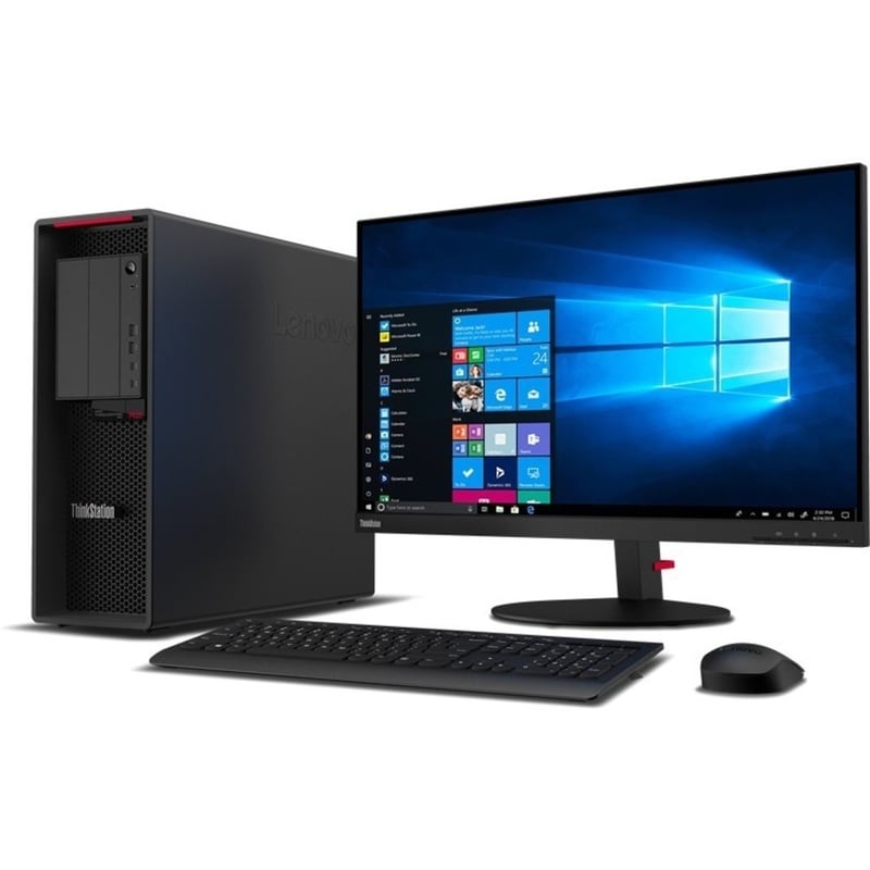 Lenovo ThinkStation P620 30E000MHUS Workstation - 1 Ryzen Threadripper PRO 5975WX - 32 GB - 1 TB SSD - Tower - Thumbnail 4