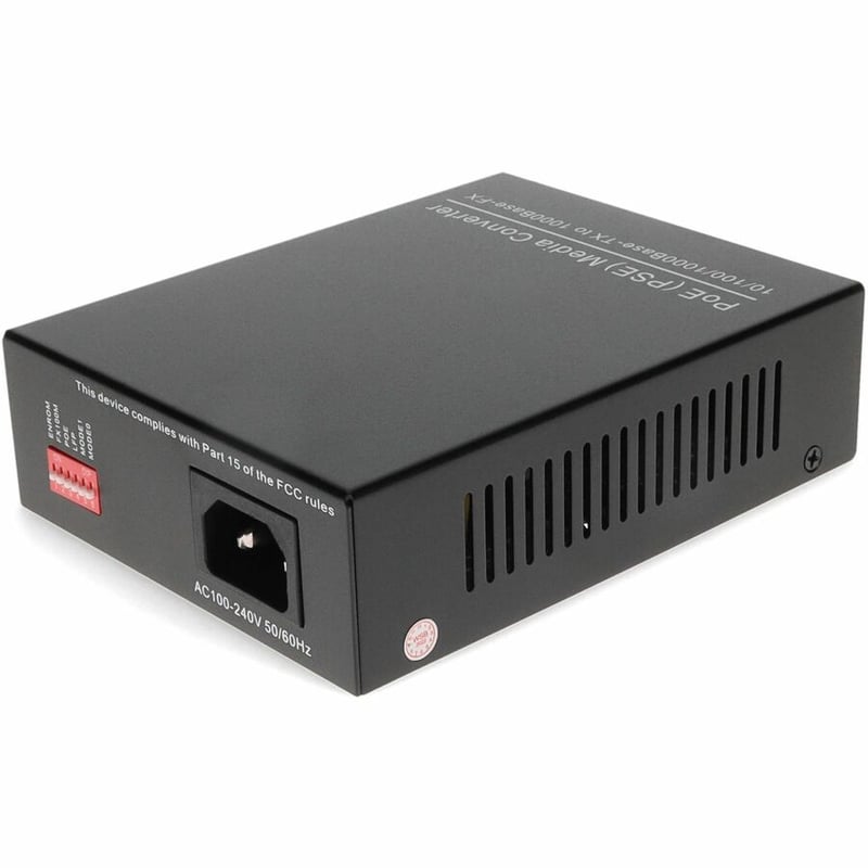 1G-TX RJ-45 /LX LC CONVERTER SMF 1310NM 10KM POE - Thumbnail 5