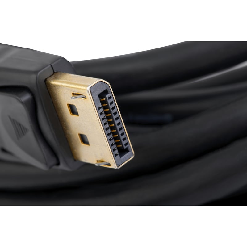 6 FOOT HIGH DEFINITION AUDIO AND VIDEO DISPLAYPORT CABLE WITH LATCHES, 6FT DISPL