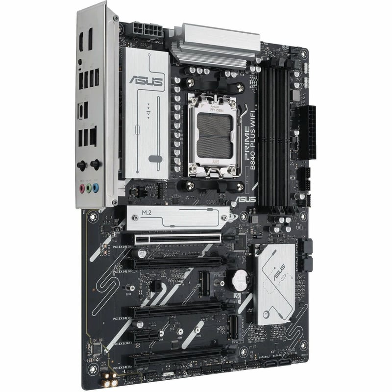 ASUS PRIME B840-PLUS WIFI AMD AM5 B840 ATX DDR5 PCIE 4.0 - Thumbnail 1