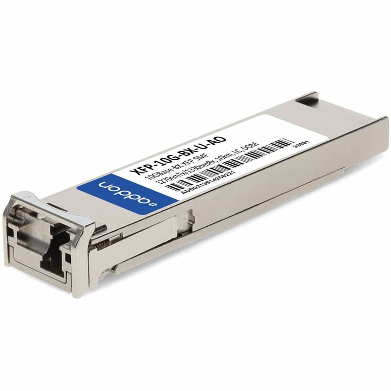 AddOn MSA and TAA 10GBase-BX XFP Transceiver (SMF, 1270nmTx/1330nmRx, 10km, LC, DOM) - Thumbnail 1