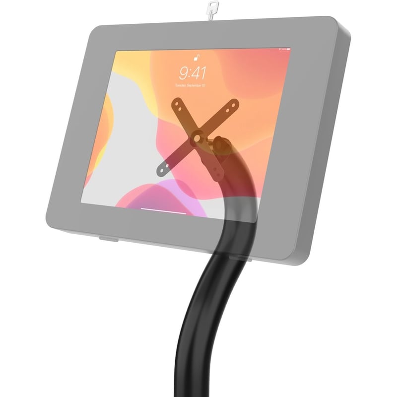 CTA Digital Premium Security Swan Neck Floor Stand with VESA Plate - Thumbnail 3