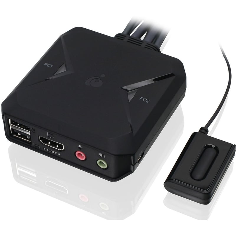 IOGEAR 2-Port 4K KVM Switch with HDMI, USB and Audio Connections - Thumbnail 2