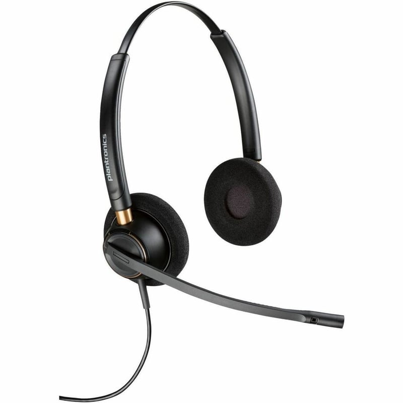 Poly EncorePro 520 with Quick Disconnect Binaural Headset TAA - Thumbnail 2