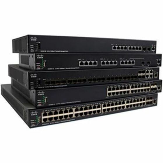 8 PORT 10GBASE-T STACKABLE MANAGED SWITCH REMANUFACTURED - Thumbnail 2