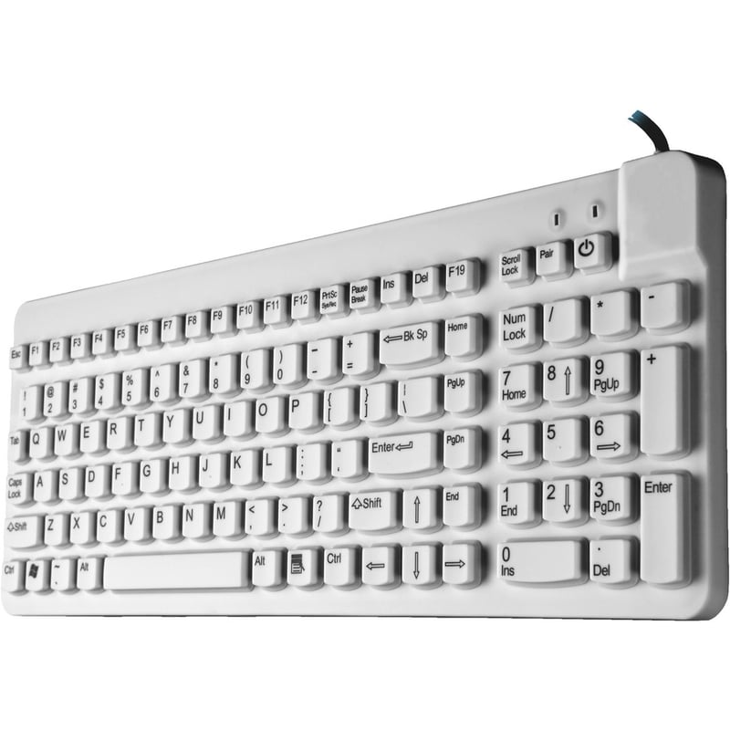 Man & Machine Low Profile Premium Waterproof Disinfectable Keyboard - Thumbnail 4