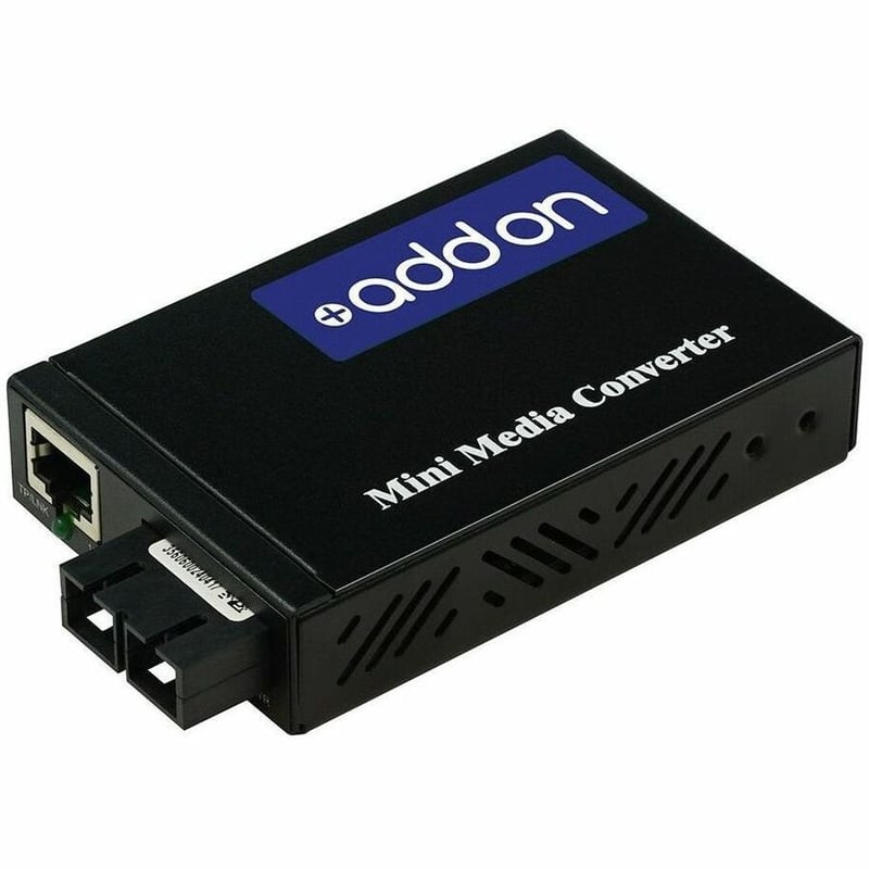 AddOn 10/100Base-TX(RJ-45) to 100Base-LX(SC) SMF 1310nm 20km Mini Media Converter - Thumbnail 1