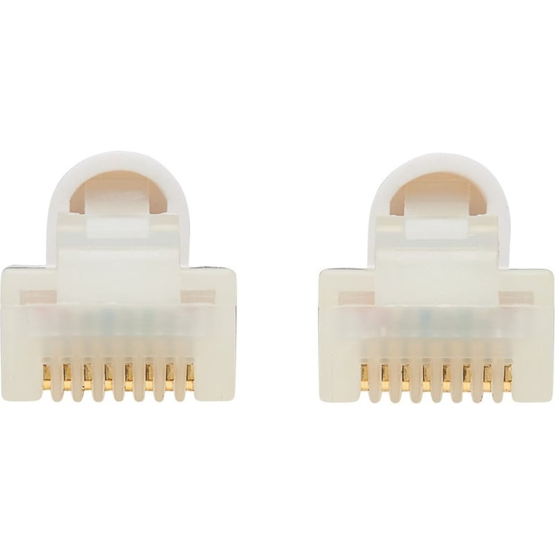 Eaton Tripp Lite Series Safe-IT Cat6a 10G Snagless Antibacterial S/FTP Ethernet Cable (RJ45 M/M), PoE, White, 5 ft. (1.52 m), TAA - Thumbnail 2