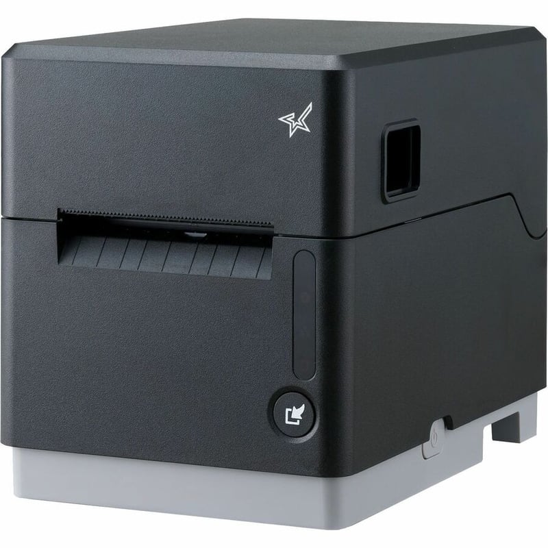 Star Micronics mC-Label3 MCL32CI Direct Thermal Printer - Monochrome - Desktop - Label Print - Ethernet - USB - With Cutter - Black - 3.15" Print Width - 203 dpi - For PC, Android, iOS - Thumbnail 2