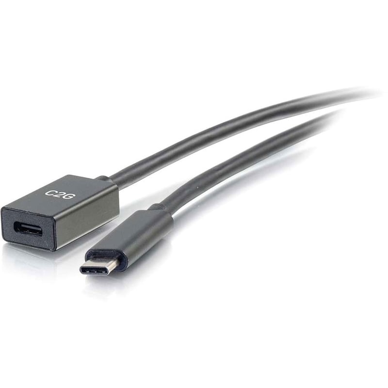 1FT (0.3M) USB-C TO C 3.2 (GEN 1 5GBPS) MALE TO FEMALE EXTENSION CABLE - Thumbnail 1