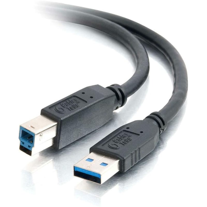 C2G 3.3ft USB A to USB B Cable - USB A to B Cable - USB 3.0 - M/M - Thumbnail 1