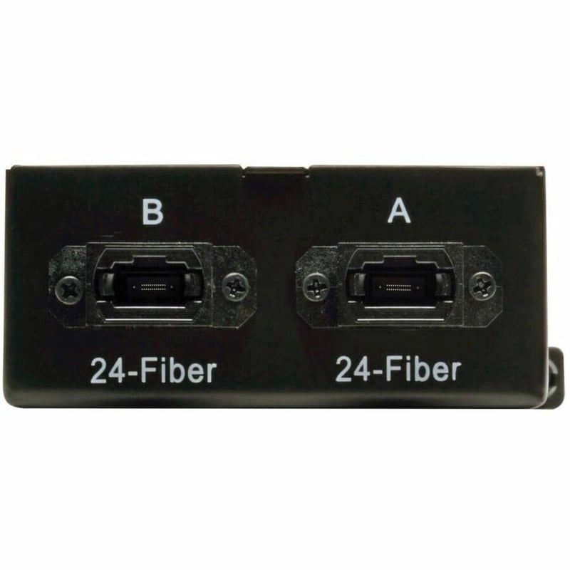 Tripp Lite by Eaton 100Gb/120Gb to 40Gb Breakout Cassette - (x2) 24-Fiber MTP/MPO ( Male with Pins ) to (x6) 12-Fiber OM4 MTP/MPO ( Male with Pins )