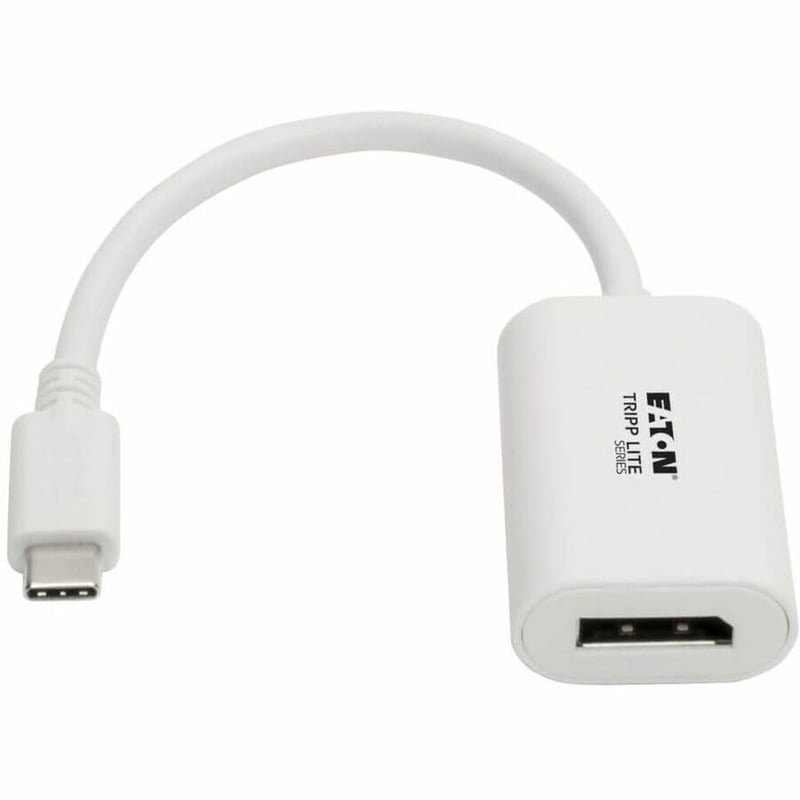 Tripp Lite by Eaton USB C to DisplayPort Adapter Converter 4K White USB Type C to DP - Thumbnail 5