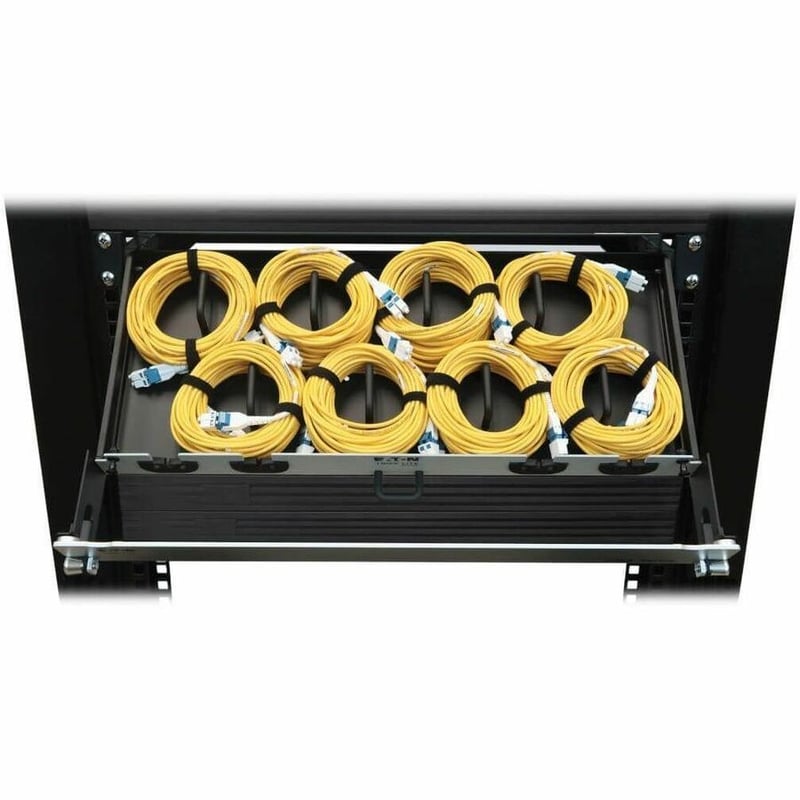 Eaton Tripp Lite Series Preloaded Fiber Panel, 1U - 8x LC/LC Duplex Cables (M/M), OS2 Singlemode, 10 m (32.8 ft.) - Thumbnail 3