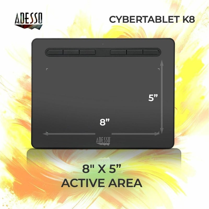Adesso 8" x 5" Graphic Tablet - Thumbnail 2