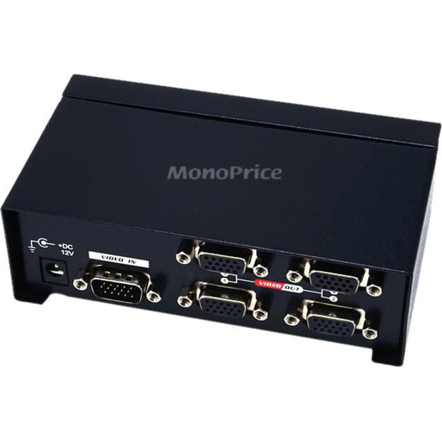 Monoprice 4-Way SVGA VGA Splitter Amplifier Multiplier 300MHz - Thumbnail 2