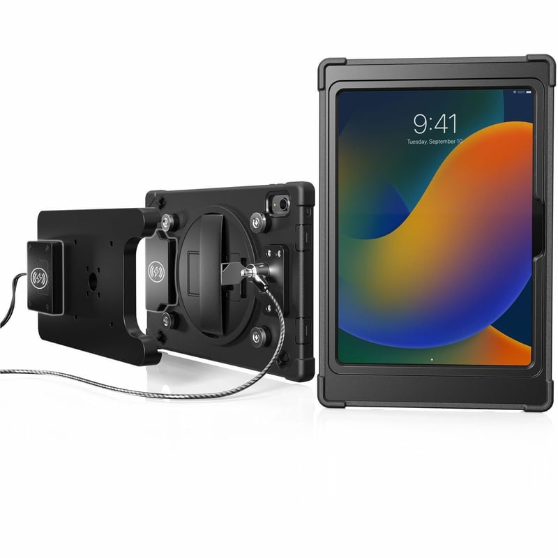CTA Digital Wireless Inductive Charging Case w/ Security Lock for iPad 10th Gen. 10.9" - Thumbnail 1