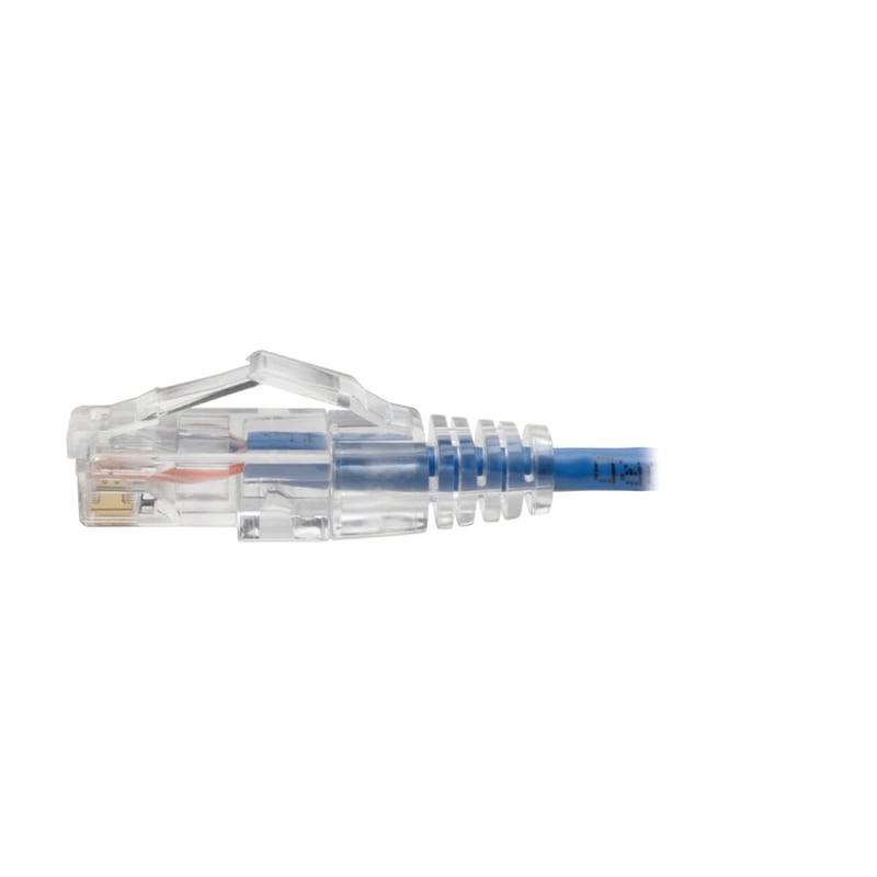 Eaton Tripp Lite Series Cat6 Gigabit Snagless Slim UTP Ethernet Cable (RJ45 M/M), PoE, Blue, 7 ft. (2.13 m) - Thumbnail 5
