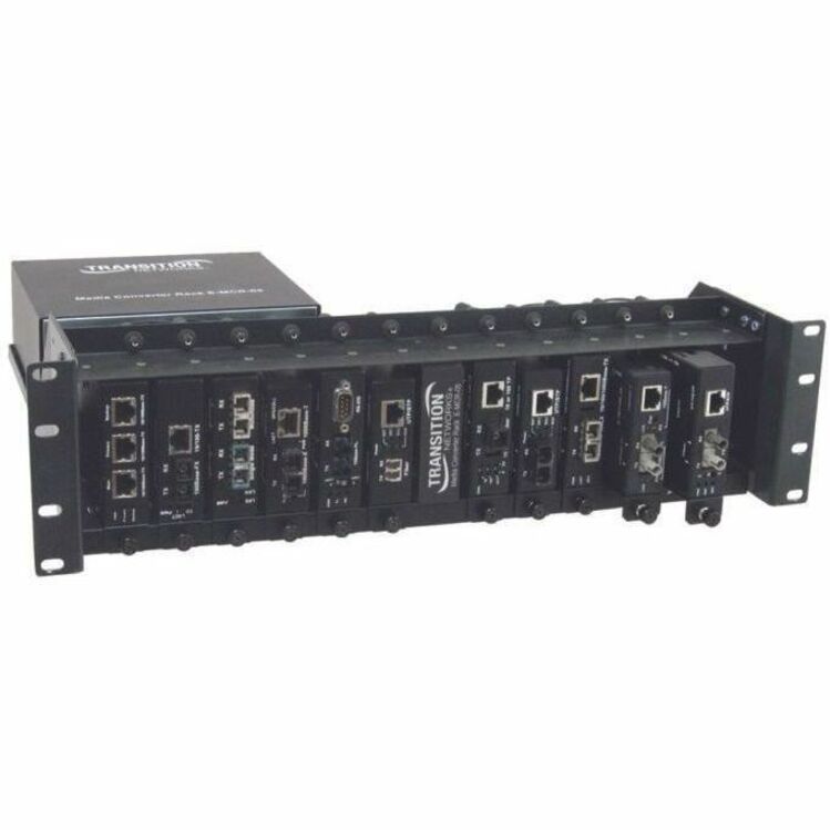 Transition Networks 12-Slot Media Converter Rack - Thumbnail 3