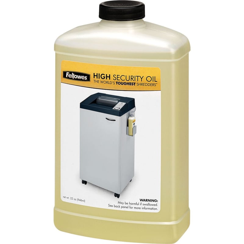 Fellowes Powershred High Security Shredder Oil ? 32 Oz. Bottle - Thumbnail 1