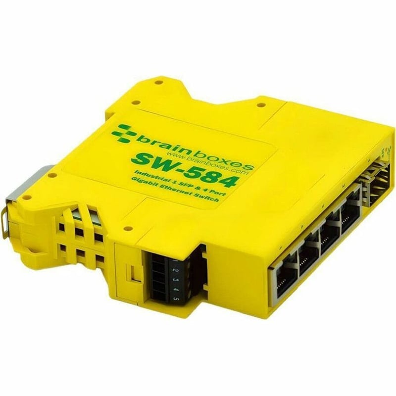 Brainboxes 1 SFP & 4 Port Gigabit Ethernet Switch - Thumbnail 4