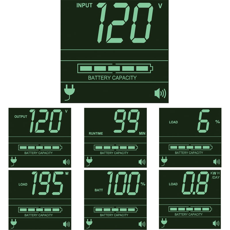 Tripp Lite by Eaton UPS TAA-Compliant SmartPro 120V 3kVA 2.25kW Line-Interactive Sine Wave UPS 2U Rack/Tower Extended Run Pre-Installed WEBCARDLX Network Interface LCD USB DB9 Serial - Thumbnail 4