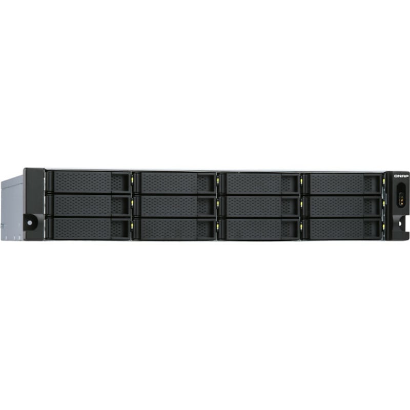 QNAP TL-R1200S-RP Drive Enclosure SATA/600 - Mini-SAS Host Interface - 2U Rack-mountable - Thumbnail 3