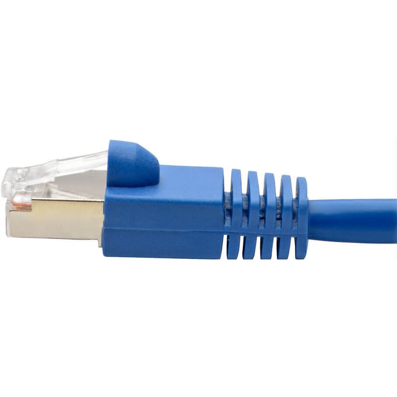 Eaton Tripp Lite Series Cat6a 10G Snagless Shielded STP Ethernet Cable (RJ45 M/M), PoE, Blue, 35 ft. (10.67 m) - Thumbnail 5