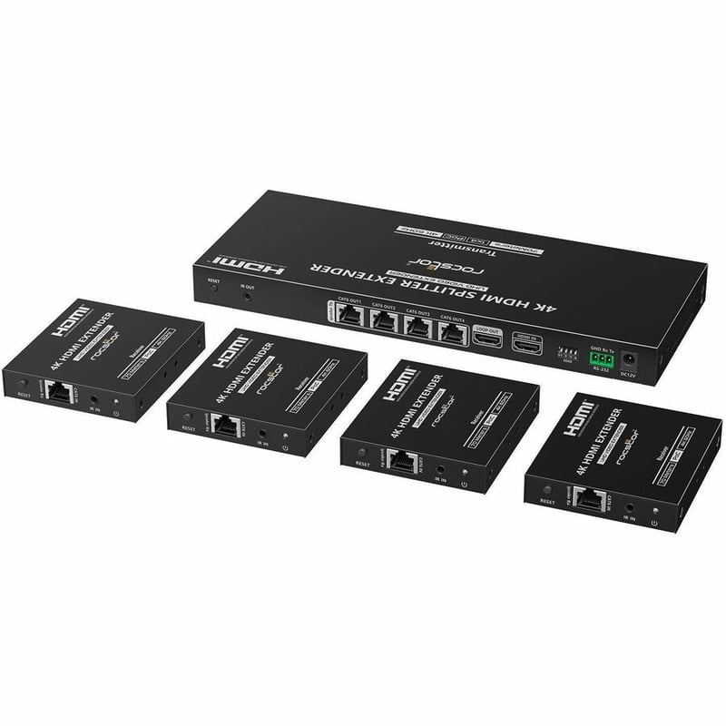 TRUEREACH TR21 4K60HZ 1 X 4 HDMI SPLITTER WITH EXTENDER - Thumbnail 2