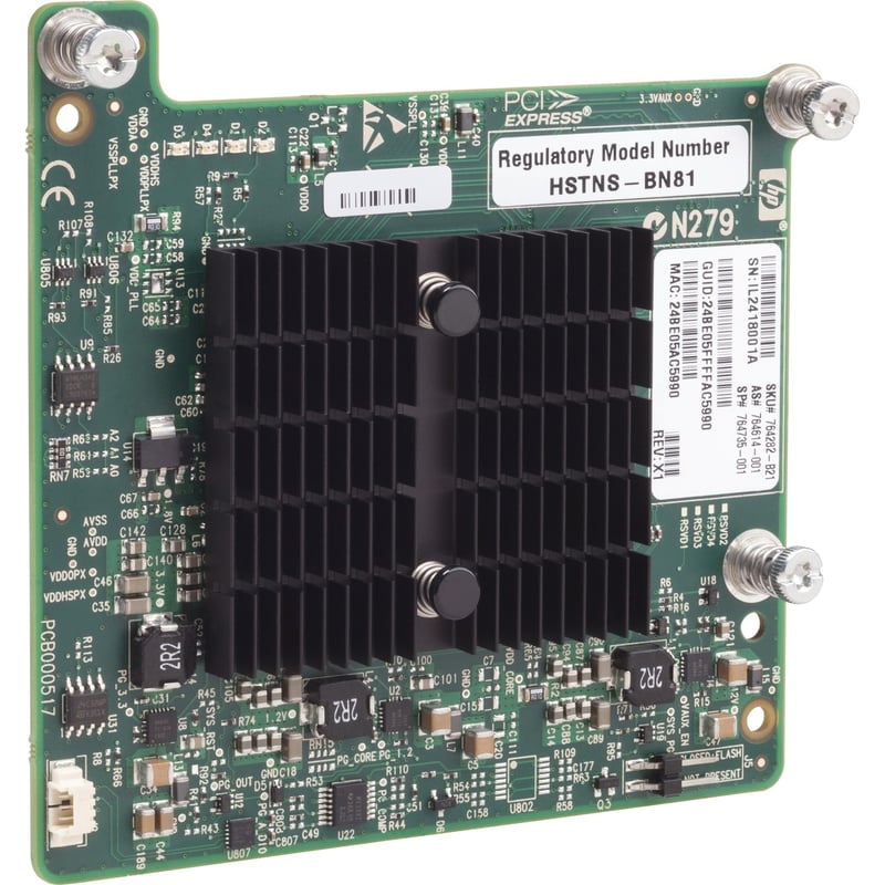 HPE InfiniBand FDR/Ethernet 10Gb/40Gb 2-port 544+QSFP Adapter - Thumbnail 1