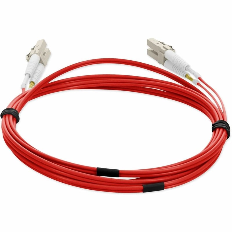 10M LC M/M RED OM1 DUPLEX OFNR-RISER FIBER PATCH CABLE - Thumbnail 4