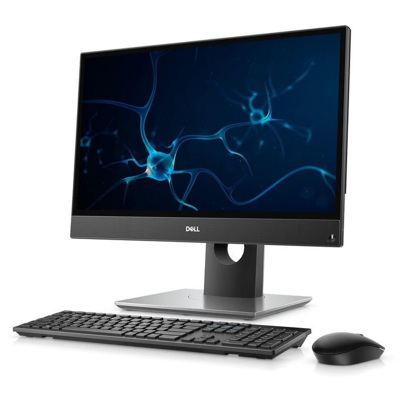 Dell OptiPlex 3000 3280 All-in-One Computer - Intel Core i3 10th Gen I3-10105T Quad-core (4 Core) 3 GHz - 8 GB RAM DDR4 SDRAM - 256 GB M.2 PCI Express NVMe SSD - 21.5" Full HD 1920 x 1080 - Desktop - Black - Thumbnail 1