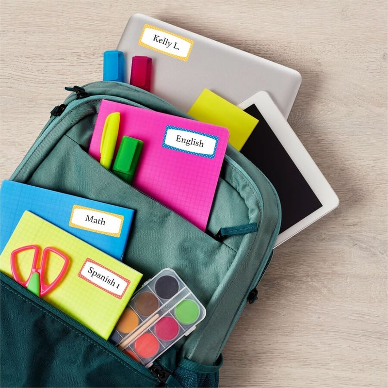 Avery® Durable Labels, 3/4" x 1-3/4" , Assorted, 60 Total (41442) - Thumbnail 5
