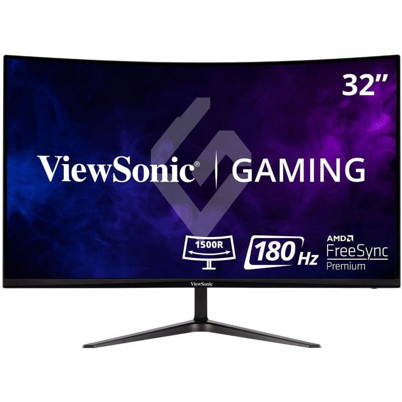 ViewSonic OMNI VX3218-PC-MHD 32 Inch Curved 1080p 1ms 165Hz Gaming Monitor with FreeSync Premium, Eye Care, HDMI and Display Port - Thumbnail 1