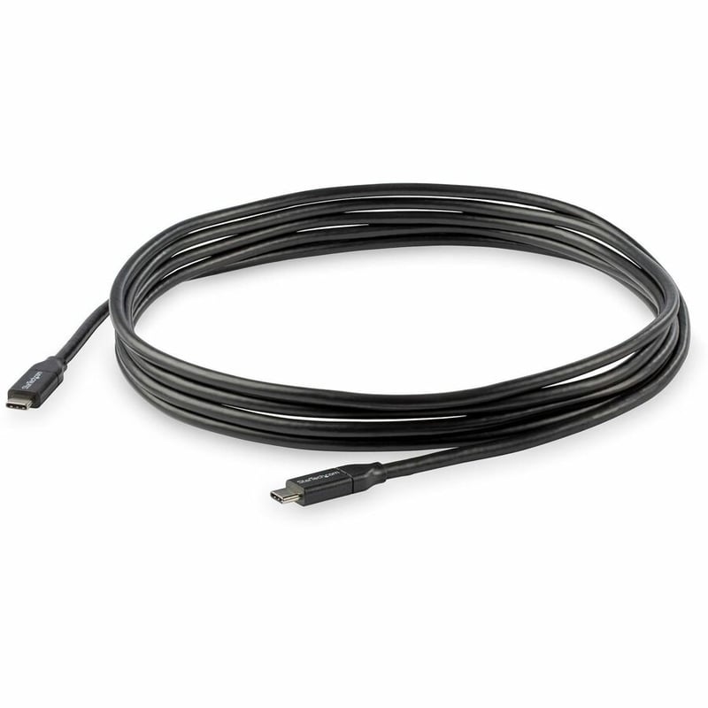 StarTech.com 3m 10 ft USB C to USB C Cable w/ 5A PD - M/M - USB 2.0 - USB-IF Certified - USB Type C Cable - USB C Charging Cable - USB C PD Cable - Thumbnail 4