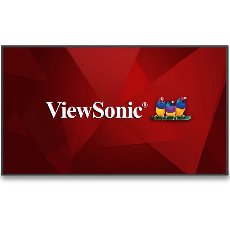 ViewSonic CDE7530 75" 4K UHD Wireless Presentation Display 24/7 Commercial Display with Portrait Landscape, HDMI, USB, USB C, Wifi/BT Slot, RJ45 and RS232 - Thumbnail 1