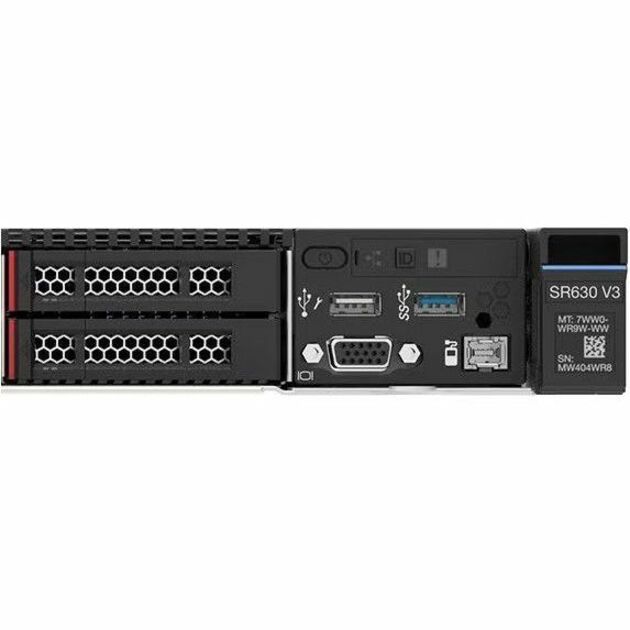 Lenovo ThinkSystem SR630 V3 7D73A05NNA 1U Rack Server - 1 Xeon Silver 4510 2.40 GHz - 32 GB RAM - Serial ATA/600 Controller - Thumbnail 2